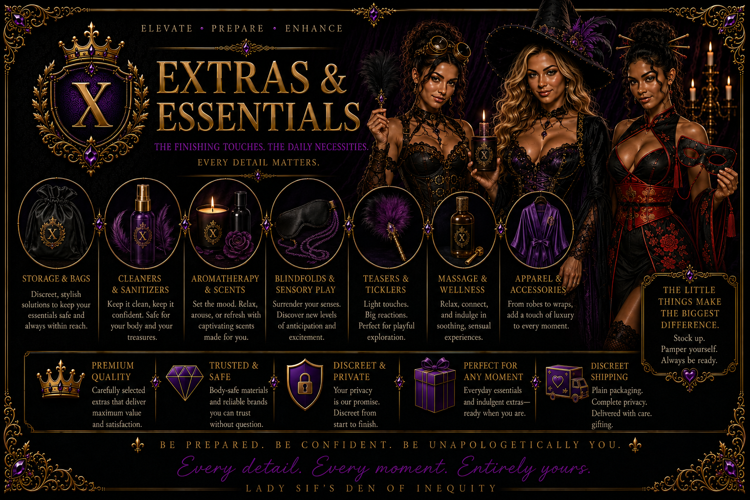 Extras & Essentials