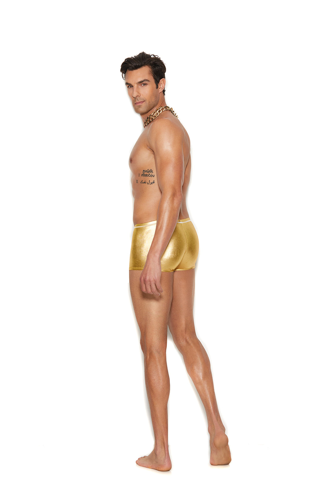 Men's Lamé Boxer Brief by Elegant Moments - alternate view