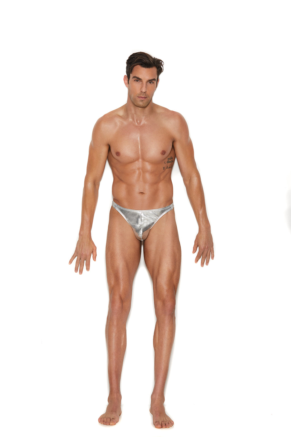 Men's Lamé Thong - front view