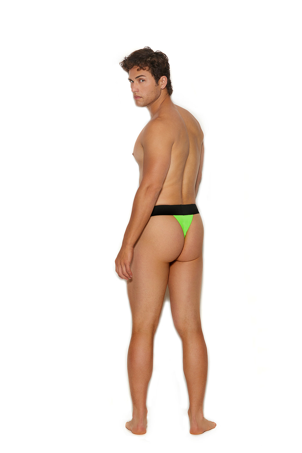 Men's Thong with Elastic Band - back view