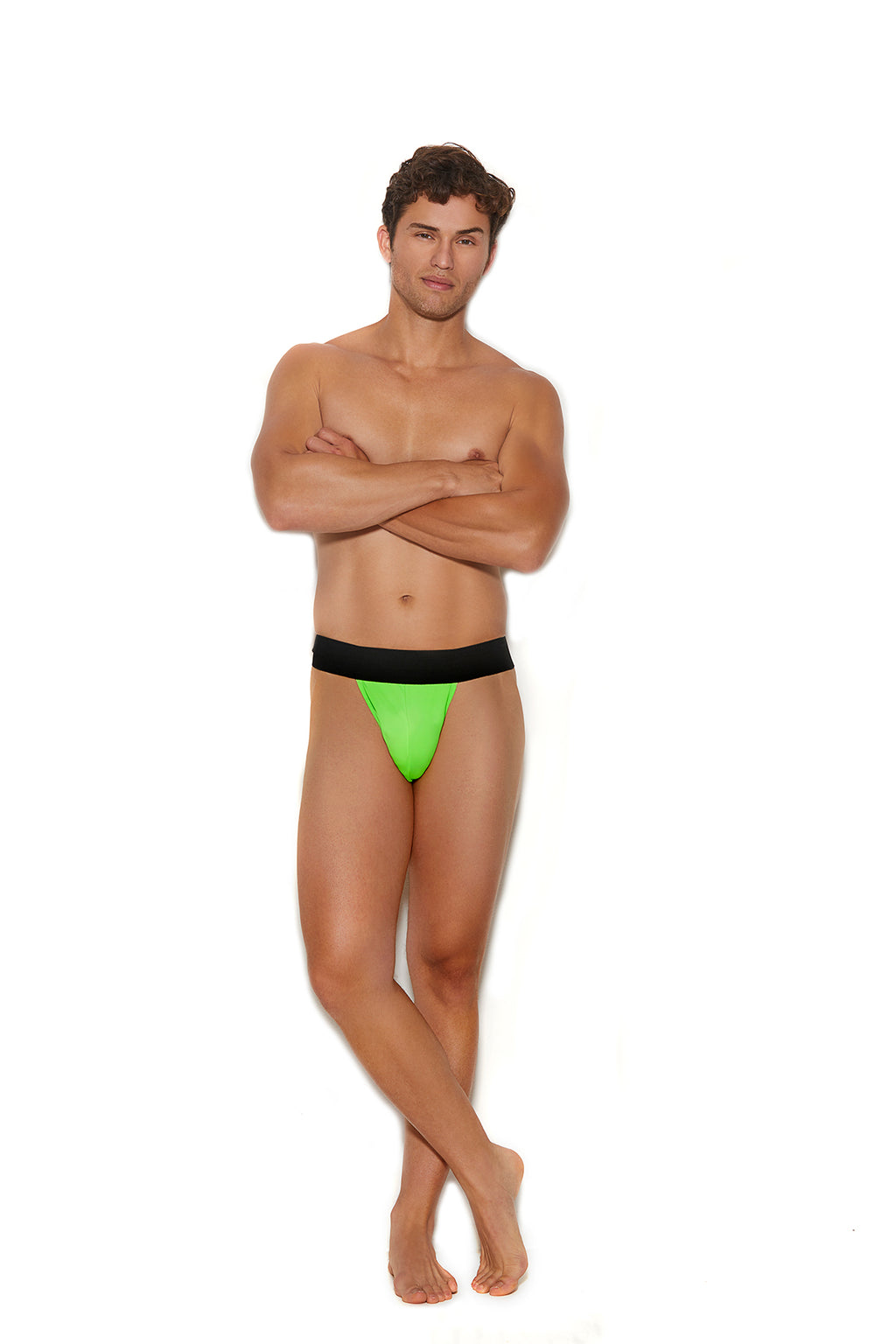 Men's Thong with Elastic Band - front view