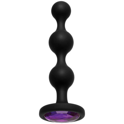 Booty Bling Wearable Silicone Beads - Purple - Anal Toys - Lady Sif’s Den