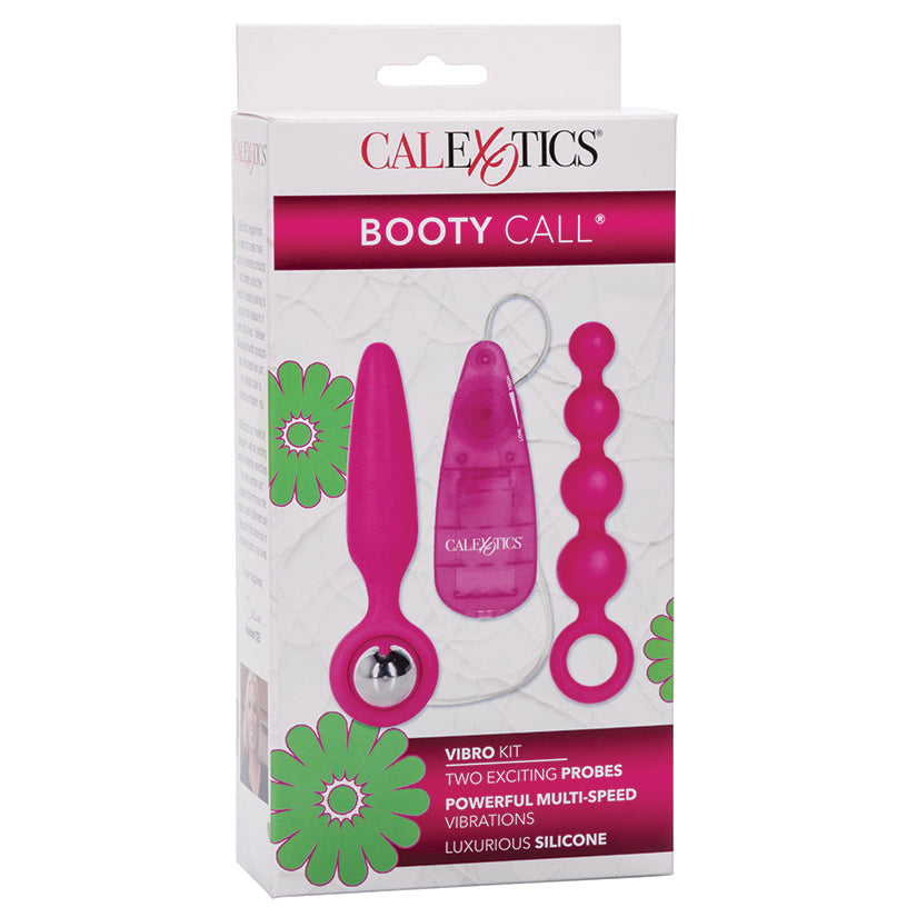Booty Call Booty Vibro Kit - Pink - Anal Toys - California Exotic Novelties