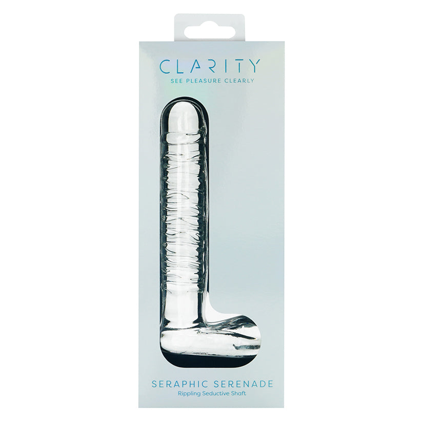 Clarity Seraphic Serenade glass dildo - product view