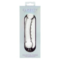 Clarity Celestial Ridge glass dildo - product view