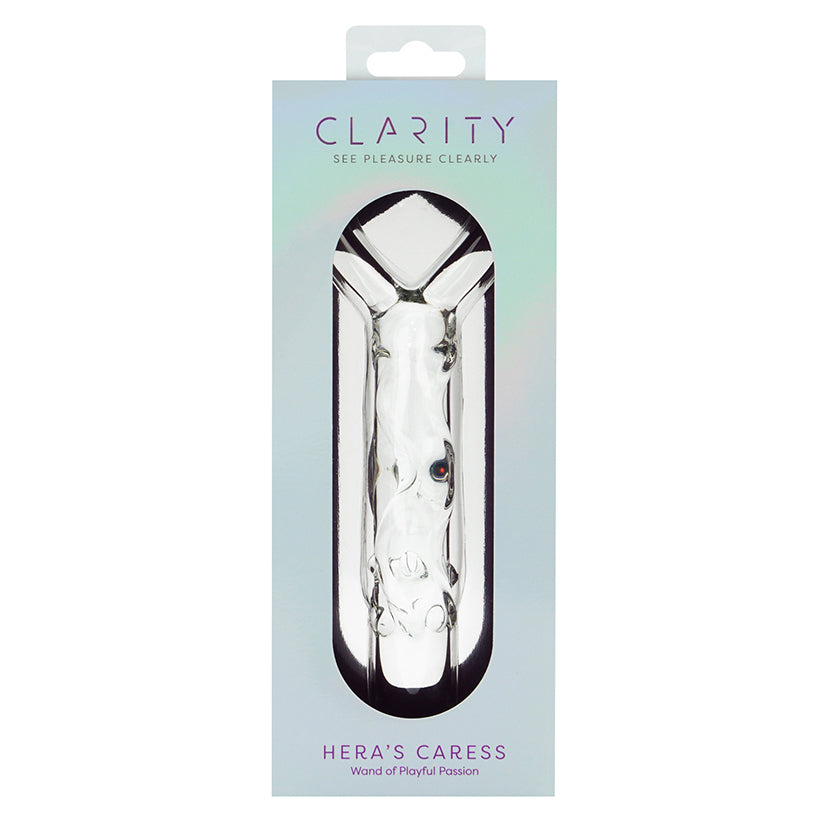 Clarity Hera's Caress glass dildo - product view