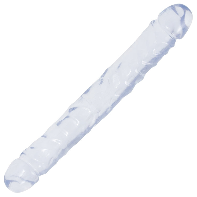 Crystal Jellies Double Dong - Clear 12 - Dildos - Doc Johnson