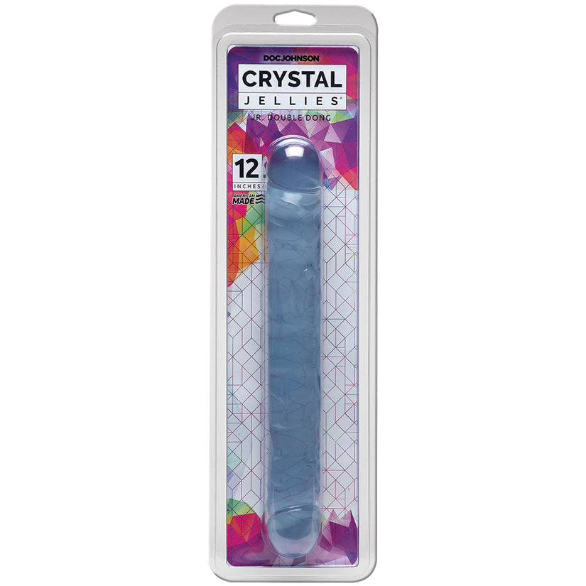 Crystal Jellies Double Dong - Clear 12 - Dildos - Doc Johnson