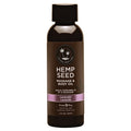 Earthly Body Hemp Seed Massage Oil - Lavender 2oz - Massage - Earthly Body