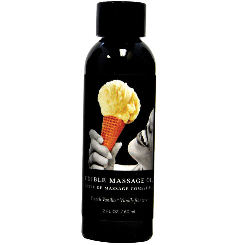 Earthly Body Edible Massage Oil - Vanilla 2oz - Massage - Earthly Body