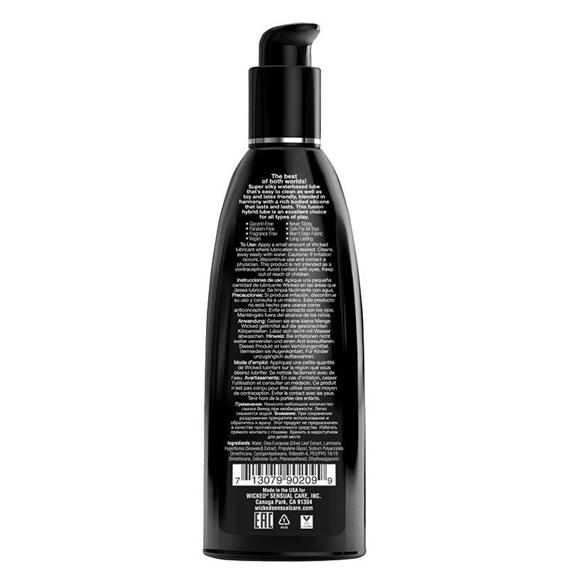 Wicked Hybrid Blend Fragrance Free - Lubricants Water - Lady Sif’s Den