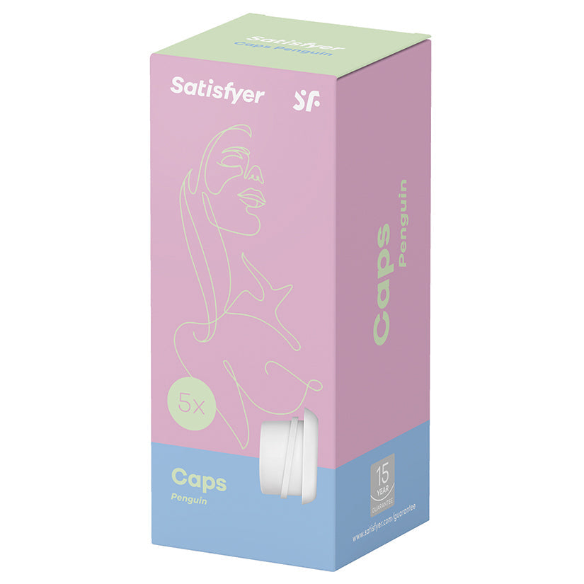 Satisfyer Climax Tips - Toys Accessories - Lady Sif’s Den - Penguin - White - SAJ2018 - 8N - C