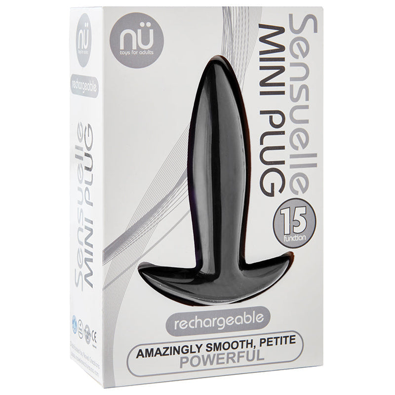 Sensuelle Mini Plug - Anal Toys - Sensuelle - Black - NU54BK