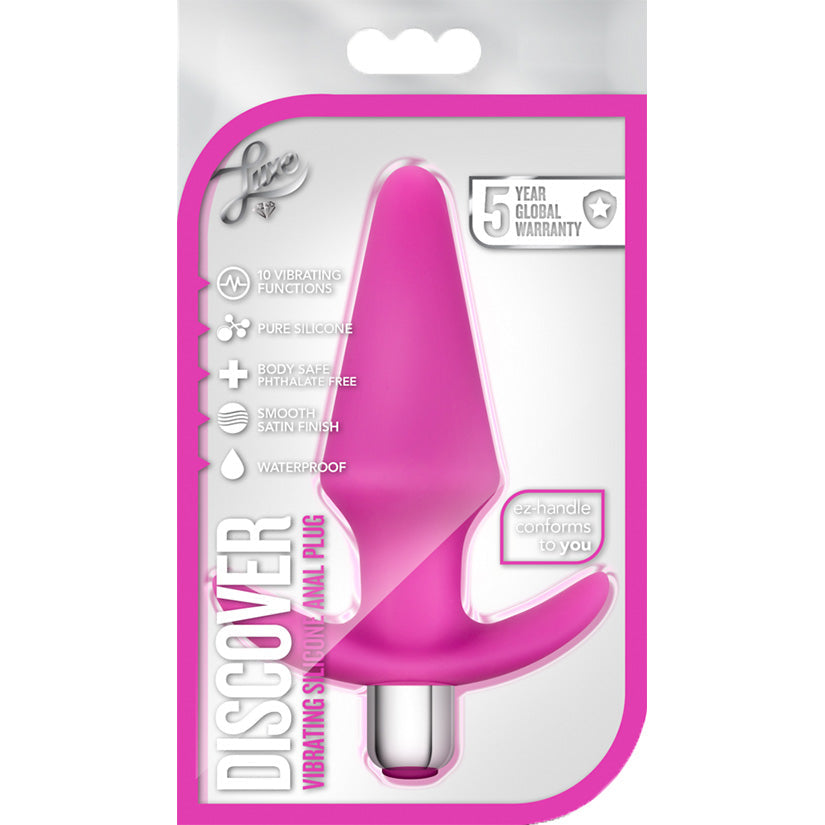 Luxe Discover Anal Plug - Anal Toys - Blush Novelties - Pink - BN10586