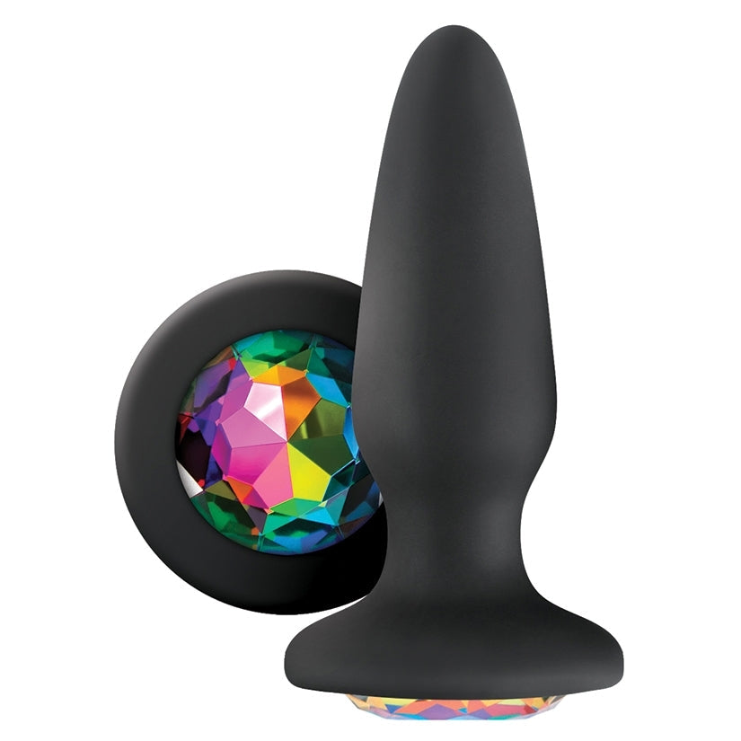 Glams Gem Rainbow Anal Plug - alternate view