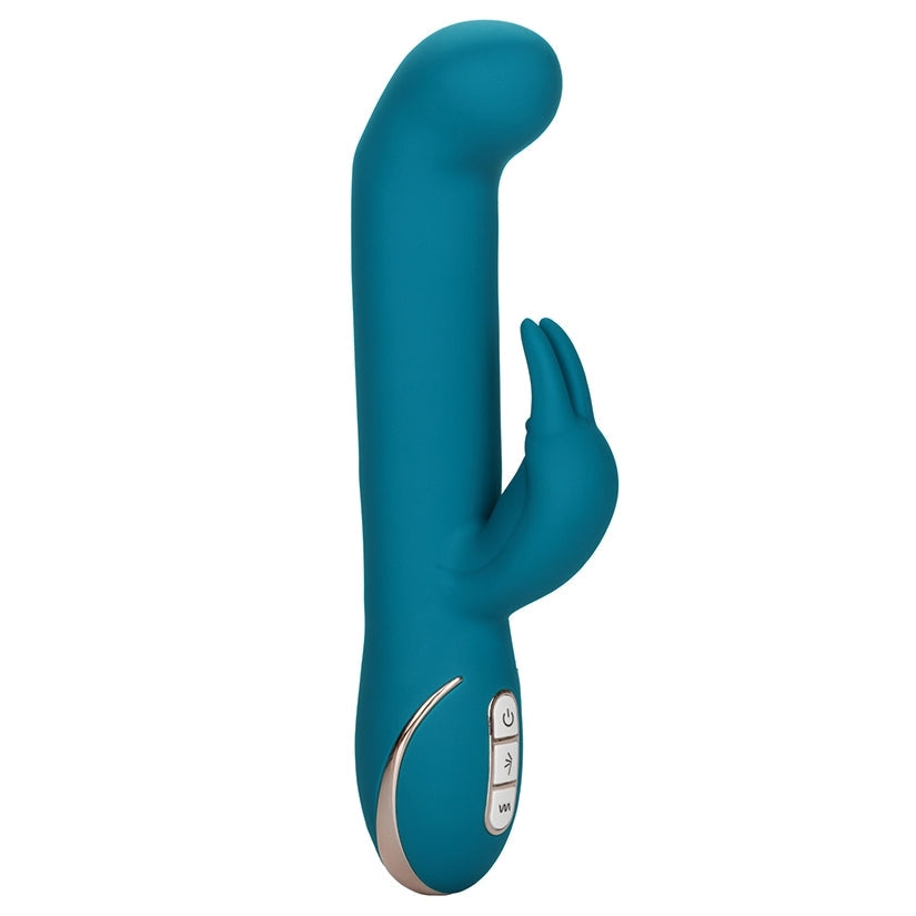 Jack Rabbit Signature Silicone Rocking "G" Rabbit - Teal 8.5" - Rabbit Vibrator - Lifestle