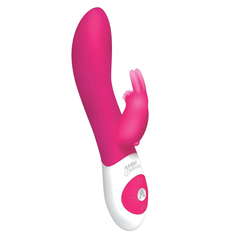 The Come Hither Rabbit Rechargeable - Hot Pink 7.75 - Rabbit Vibrator - Lifestyle