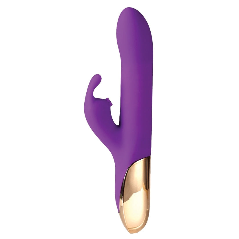 Maia Karlin Rechargeable Silicone Beaded Rabbit - Purple 8.5 - Rabbit Vibrator - Lifestyle