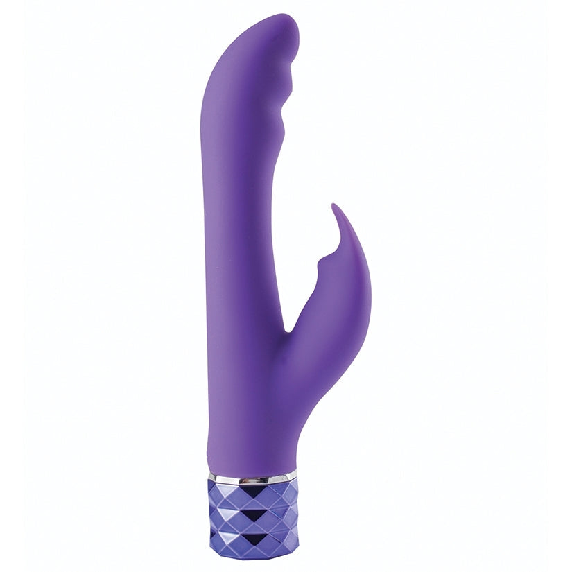 Maia Hailey Crystal Gems Dual Rabbit - Neon Purple 6 - Rabbit Vibrator - Lifestyle