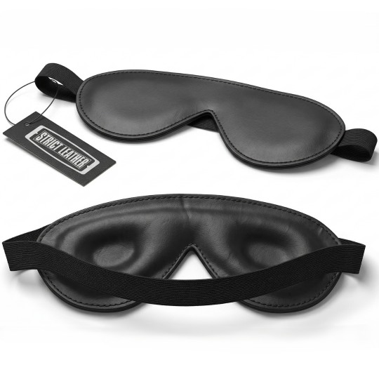 Strict Leather Padded Blindfold - product view