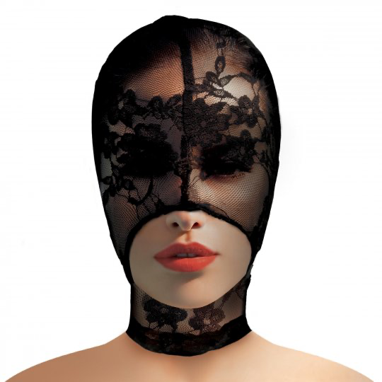 Lace Seduction Bondage Hood - Blindfolds - Sex Toy Distributing