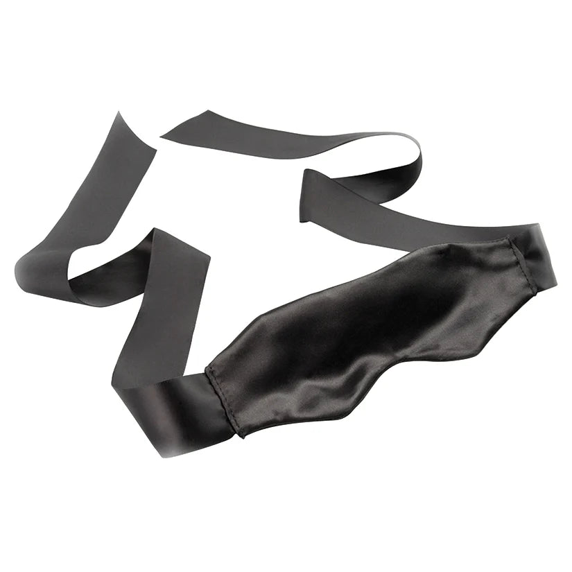Fetish Fantasy Limited Edition Satin Blindfold - Black - Blindfolds - Lifestyle