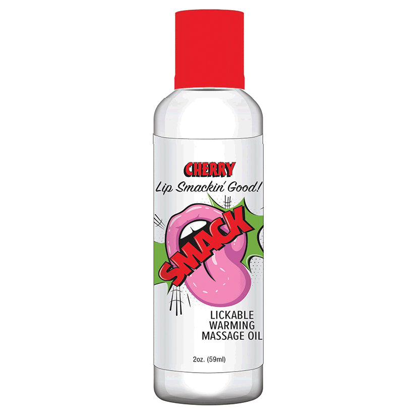 Smack Warming Massage Oil - Cherry 2oz - Massage - Lady Sif’s Den