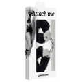 Love To Love Attach Me Faux Fur Handcuffs - Black - Bondage & Fetish - Lady Sif’s Den