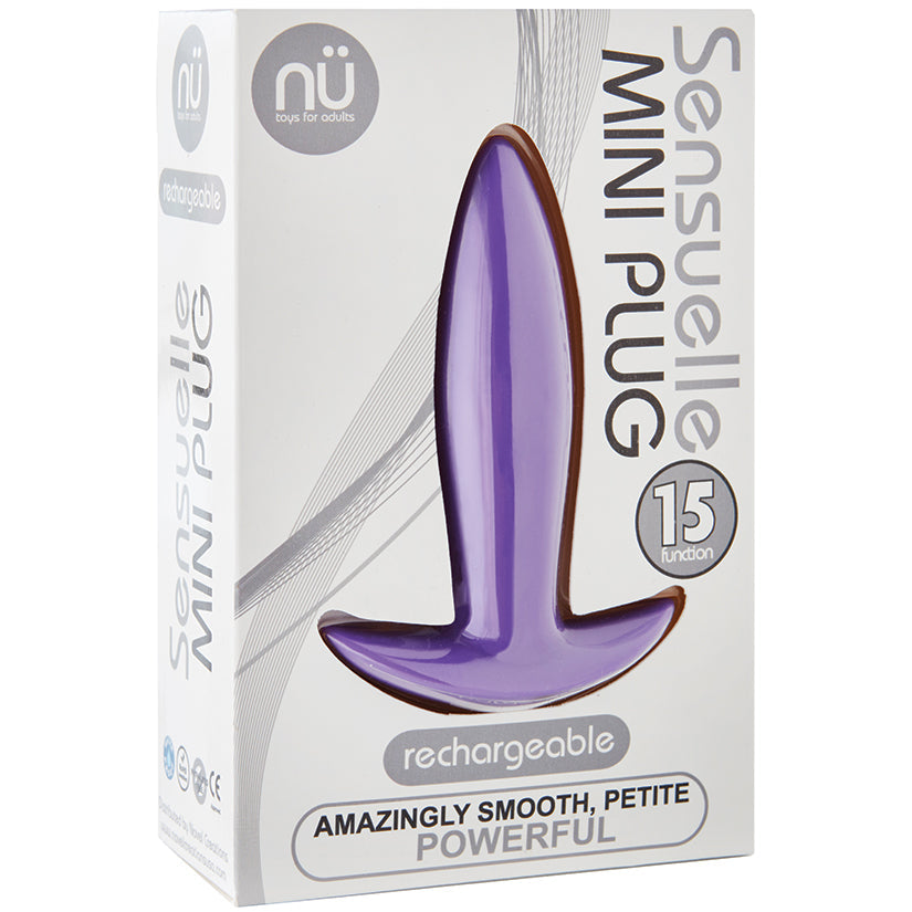 Sensuelle Mini Plug - Anal Toys - Sensuelle - Purple - NU54PU - 1