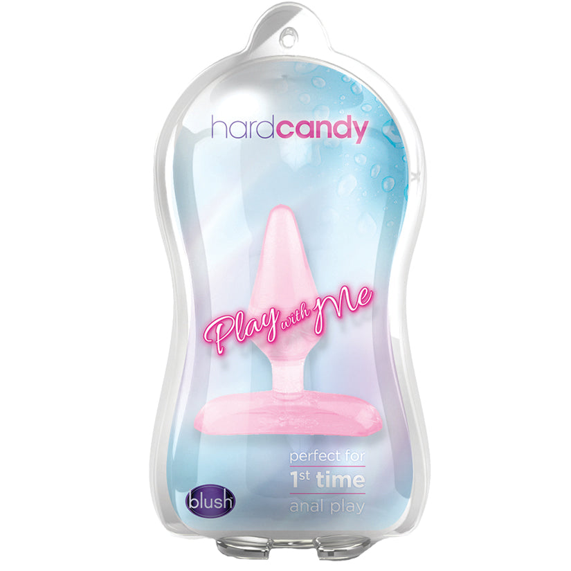 Play With Me Hard Candy Anal Plug - Pink