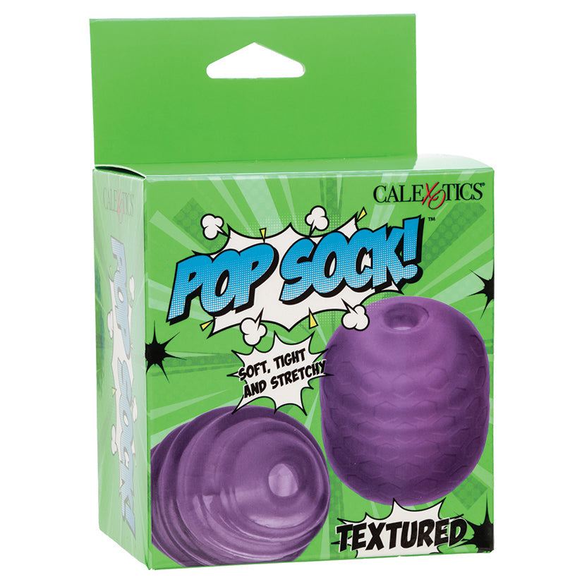 Pop Sock Textured - Purple - Masturbators - Lifestyle Distribution
