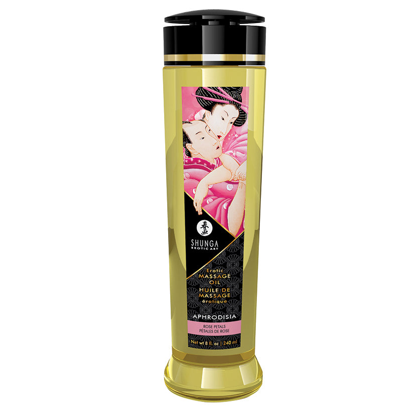 Shunga Erotic Massage Oil Aphrodisia - Roses 8oz - Massage - Lady Sif’s Den