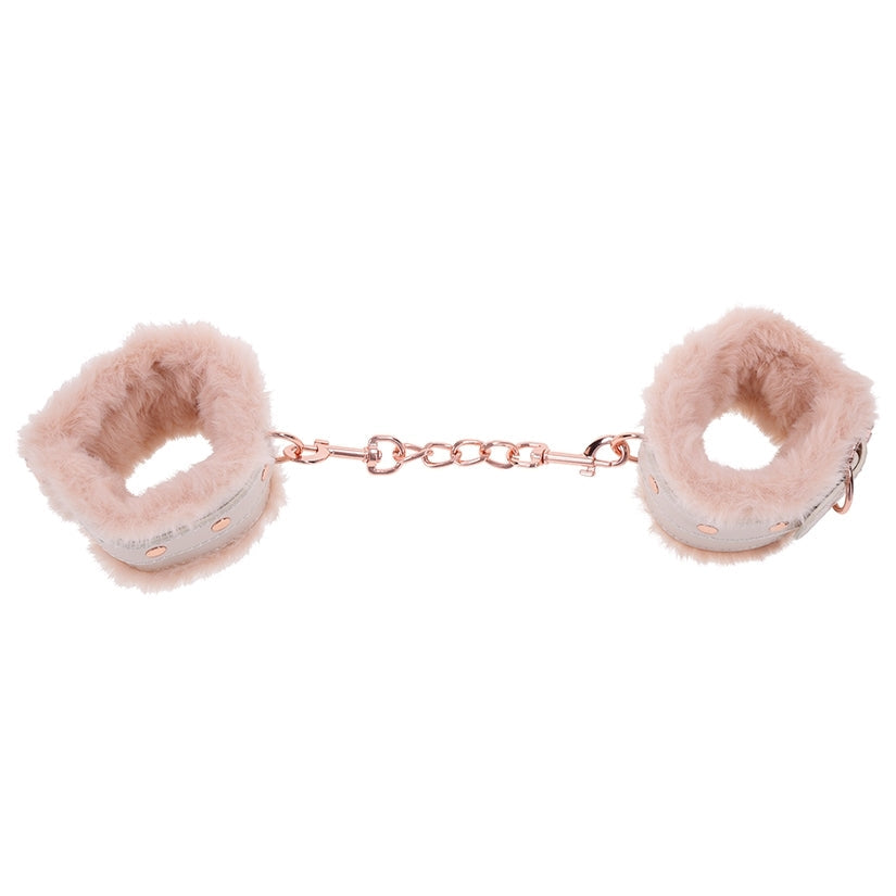 Peaches ’n Cream Fur Handcuffs