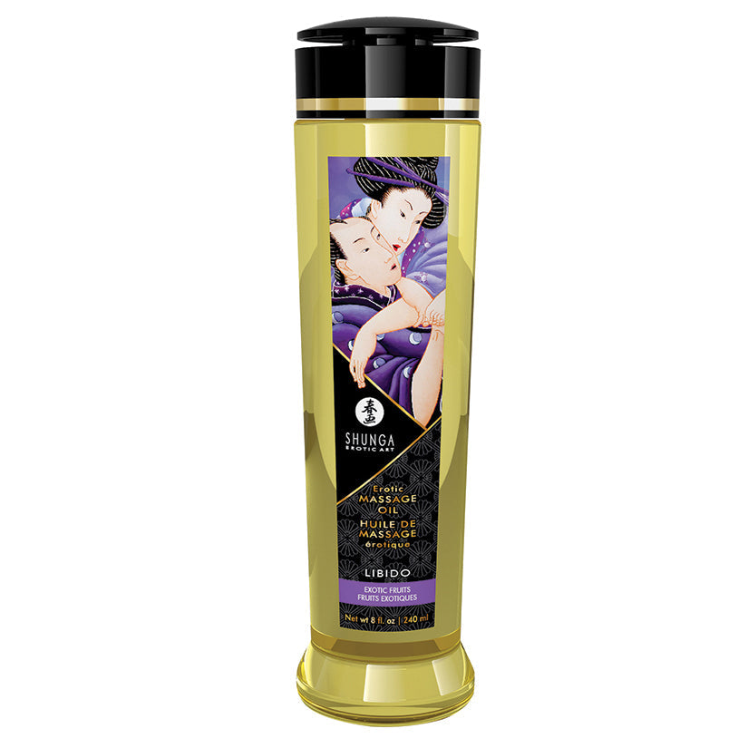 Shunga lubricant bottle on a white background