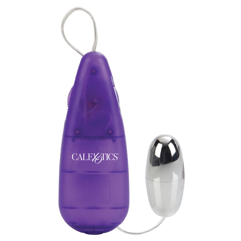 Purple and silver device with 'Calexotics' branding on a white background