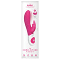 The Come Hither Rabbit Rechargeable - Hot Pink 7.75 - Rabbit Vibrator - Lifestyle