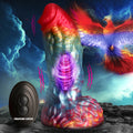 Creature Cocks Rainbow Phoenix vibrating silicone dildo
