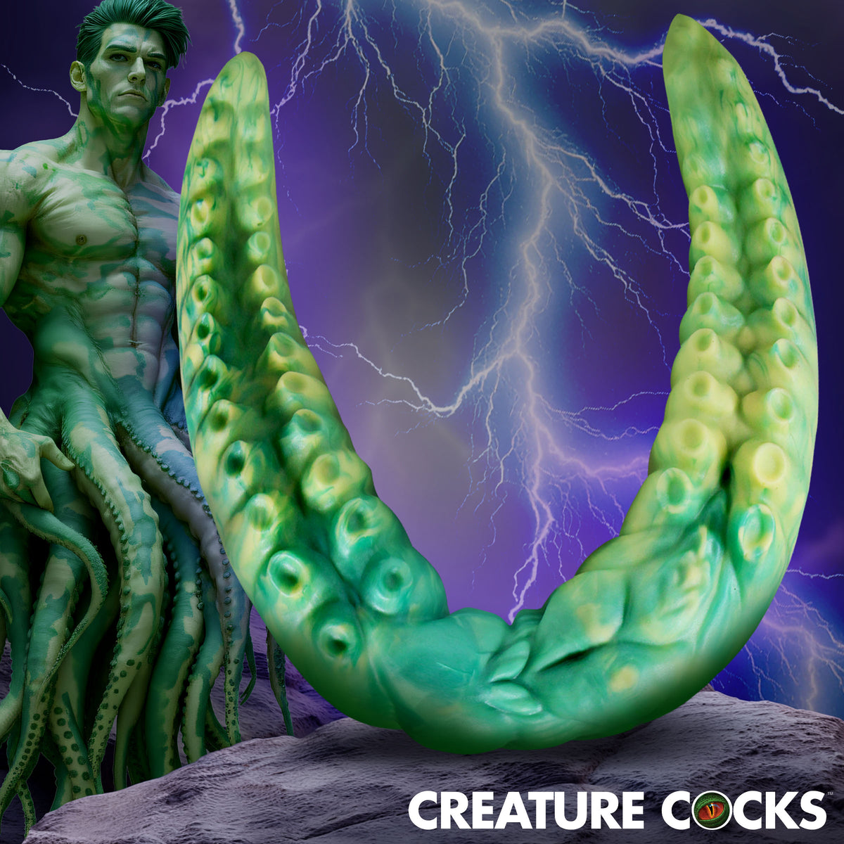 Dual Kraken silicone double-ended tentacle dildo