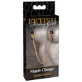 Fetish Fantasy Gold chain nipple clamps