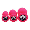 Pink Pleasure 3 Piece Silicone Anal Plug Set