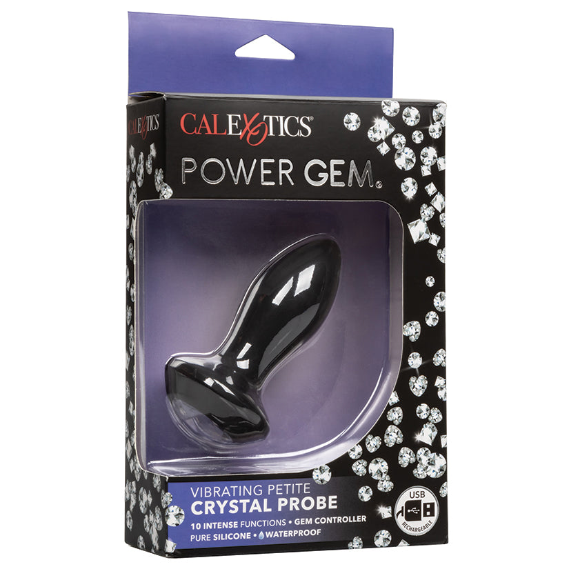 Power Gem vibrating petite crystal anal probe
