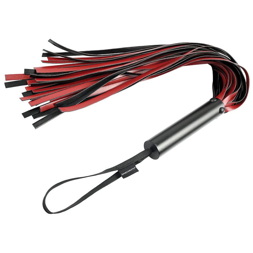 Saffron faux leather flogger