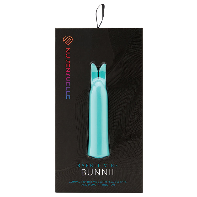 NuJenuelle Bunnii rabbit vibe packaging on a white background