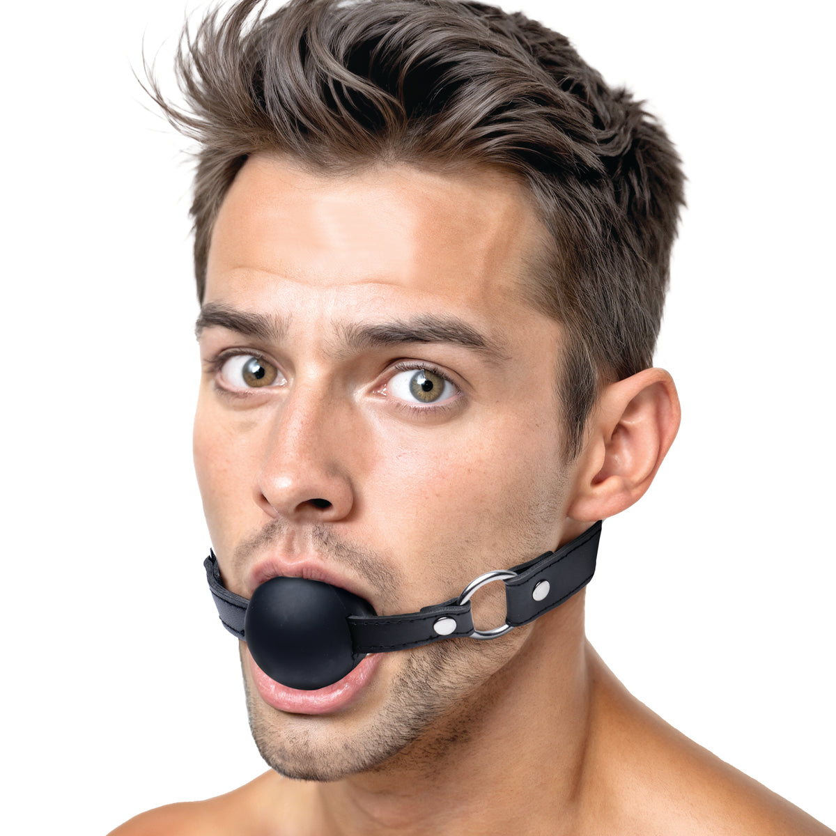 Strict XL two inch silicone ball gag