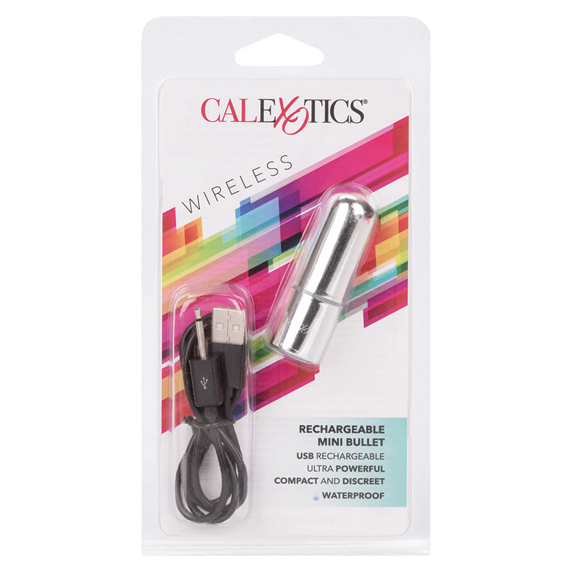 Wireless rechargeable mini bullet vibrator